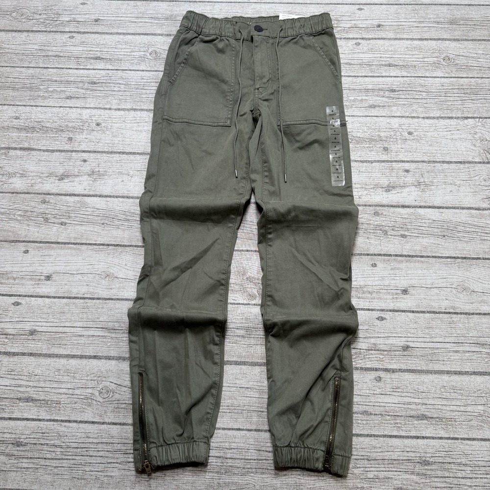 NEW American Eagle Jegging Women's 6 Olive Green High Rise Super Stretch Joggers